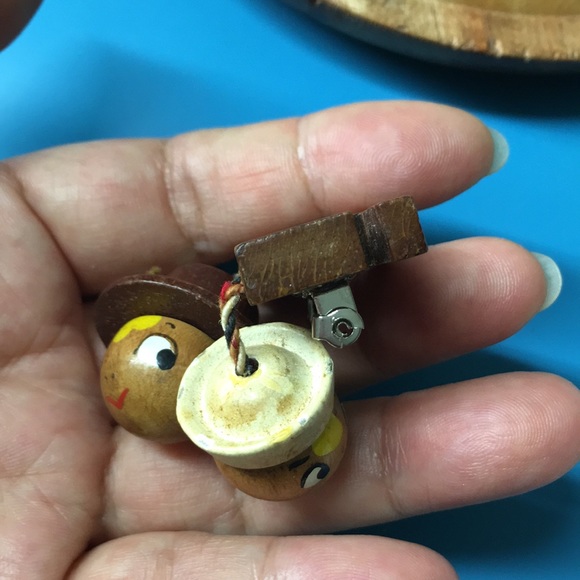 🖤Vtg NAVY SWEETHEART PIN BROOCH - Picture 7 of 10